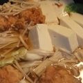 きらり流れ星's cooksnap of when they made あっさりこってり＊からあげ鍋.