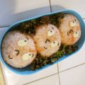 紅葉ｙ's cooksnap of when they made キャラ弁:だんご３兄弟.