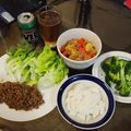 monica06's cooksnap of when they made ビールに合う☆豚ひき肉のレタス包み♪.
