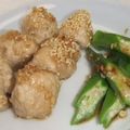 きらり流れ星's cooksnap of when they made 肉巻きおむすび.