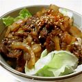 ナオkitchen's cooksnap of when they made すき家風 牛丼ライト (豚ですけどね~).