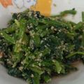 おねむです's cooksnap of when they made ほうれん草のお浸し.
