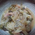 ❤るぅ❤'s cooksnap of when they made ベーコンとオクラとキャベツのチーズ炒め.