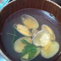 どらど～ら's cooksnap of when they made はまぐりのお吸い物.