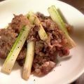 しおしゅん1205's cooksnap of when they made 牛肉とセロリの炒め物.