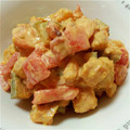 ☆ボンバー☆'s cooksnap of when they made さつまいもとトマトのマヨしょうゆサラダ.