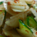 唄ってララバイ's cooksnap of when they made 大根と梅肉等の和え物　.