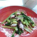 はるP✳︎'s cooksnap of when they made 小松菜とたこと枝豆のアーリオ・オーリオ.