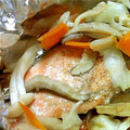 caca1221's cooksnap of when they made 簡単☆鮭のホイル焼き.