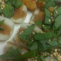 くまことば's cooksnap of when they made 梅詰めちくわのシソ胡麻のせ.