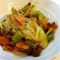 のんののはちみつ's cooksnap of when they made かぼす風味☆鮭のチャンチャン焼き♪.