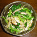 okkie2007's cooksnap of when they made 簡単小鉢★小松菜・人参・油揚げの辛し和え.