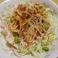 せつみか's cooksnap of when they made 鶏ささみとキャベツとキムチのサラダ.