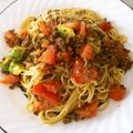 ERIANCA's cooksnap of when they made 簡単！アボカドとトマトのパスタ.