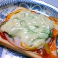 sats12's cooksnap of when they made ピザソース要らずのピザトースト.