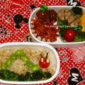 みるくだんご's cooksnap of when they made 超簡単！はらぺこあおむしキャラ弁。.