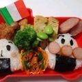 ぽー助's cooksnap of when they made キャラ弁＊おにぎりdeあんぱんまんトリオ.