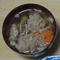 pinoko1999's cooksnap of when they made さんまのすり身（つみれ）汁.