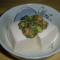 Jock's cooksnap of when they made 冷奴　オクラにんにく味噌のせ.