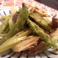 tomokoshiawase's cooksnap of when they made ★簡単手間なし！アスパラとエリンギ炒め★.