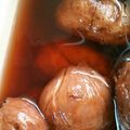 ままんき's cooksnap of when they made 栗の渋皮煮.