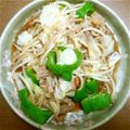 mimiq1978's cooksnap of when they made 「こどもピーマン」と豚肉もやし炒め.