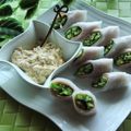 カフェドチワワ♡'s cooksnap of when they made 【農家のレシピ】オクラとハムの生春巻き.