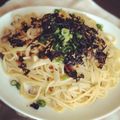 akemiiin's cooksnap of when they made きのこの和風ピリ辛パスタ.