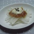 kachimachi's cooksnap of when they made 千切り大根のなめたけ“のっけ”♪.