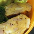 ★moーmo★'s cooksnap of when they made ハム（ベーコン）エッグ　な　たまご焼き.