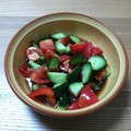やたかな's cooksnap of when they made ☆簡単!きゅうりとトマトのごまぽんあえ☆.