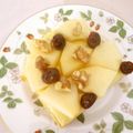ローズレース's cooksnap of when they made 林檎・レーズン・胡桃の蜂蜜チーズトースト.