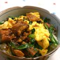 けろちゃん。's cooksnap of when they made ニラ玉うなぎ.