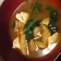 ぺきょぺきょ's cooksnap of when they made 超簡単　小松菜とつぶし豆腐の味噌汁.