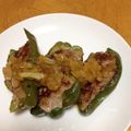 onoppu's cooksnap of when they made ジューシーピーマンの肉詰め♡玉ねぎソース.