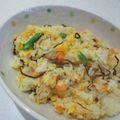 ゆみらんたん's cooksnap of when they made 塩こんぶで♡野菜たまごチャーハン.