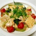 guri525's cooksnap of when they made 鶏セロリ豆腐トマトのナンプラー炒め.