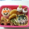 ♬Minnie♬'s cooksnap of when they made アンパンマンとバイキンマン幼稚園キャラ弁.