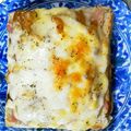 ななぞぅ's cooksnap of when they made 朝食♪おつまみ♪りんごハムチーズトースト.