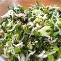 isaiah's cooksnap of when they made カブの葉炒め♪.
