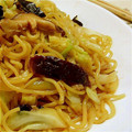 ♪ぴっこりん♪'s cooksnap of when they made 【しっとり】干し椎茸のしょうゆ焼きそば.