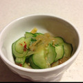 reina0304's cooksnap of when they made クラゲときゅうりの中華風酢の物☆.