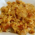 彩ﾃｨmama's cooksnap of when they made ちくわ玉子丼.