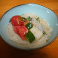 ｅｋ４'s cooksnap of when they made 暑い日の献立の一品に！サラッとお素麺.