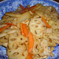accoo's cooksnap of when they made 豚とれんこんの酢豚風炒め物.
