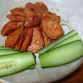 hanaミチ's cooksnap of when they made 甘けちゃ魚肉ソーセージ.