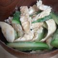 へこたこ's cooksnap of when they made ささみと　きゅうりのごまだれ和え.