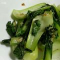 jyela's cooksnap of when they made 青梗菜のニンニク炒め.