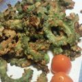 とももグラタン's cooksnap of when they made 夏に！ビールの！おつまみ☆ゴーヤ〇〇.