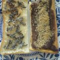 おいしぃ♪'s cooksnap of when they made ココアシュガー×胡麻の香ばしトースト★.